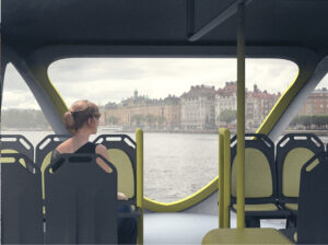 waterway 365, sustainable mobility, Konstfack, KTH, Vattenbussen